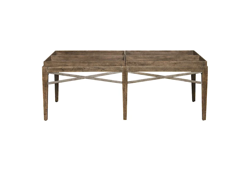 Woodridge Cocktail Table by Bassett at Esprit Decor Home Furnishings